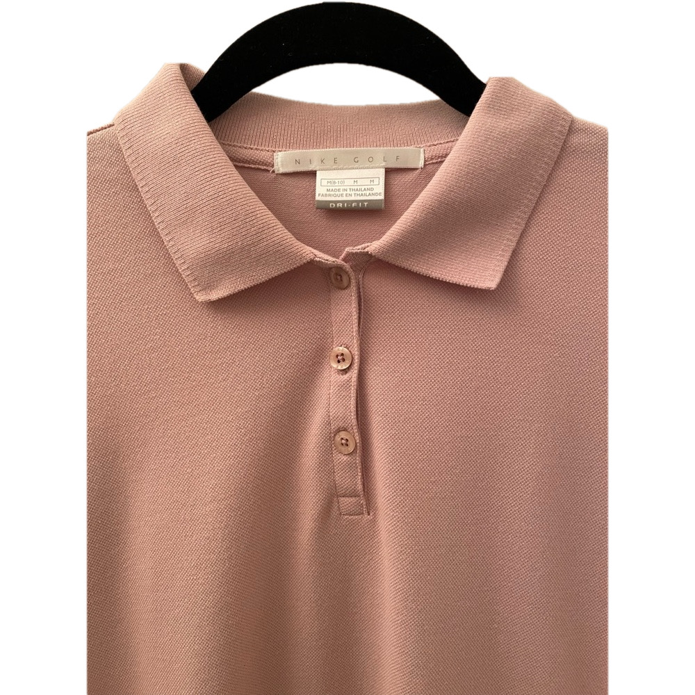 Nike Golf DRI Fit 3 Button Polo Shirt in 2025 Trending Pink Women’s Size Medium - Picture 2 of 7